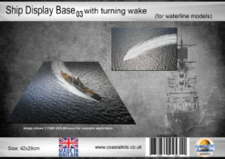 Coastal Kits CKS222TW - Ship Display Base 03 With Turning Wake