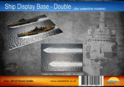Coastal Kits CKS220D - Ship Display Base - Double For Waterline Models