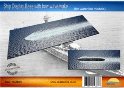 Coastal Kits CKS220W - Ship Display Base With Waves (for Waterline Models)