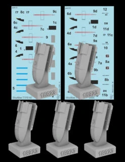 Green Strawberry 18923 - 1/350 5x Shuttles TYPE 6C Resin Kit