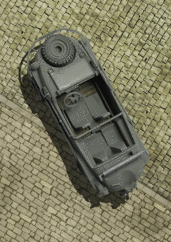 Coastal Kits CKS020S - 1/35 Scale Small Cobbled Surface Display Base -Model Toy Kit Store small cobblestone example 1 35403.1632744392