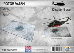 Coastal Kits CKS175-144 - 1:144 Small Rotor Wash Display Base