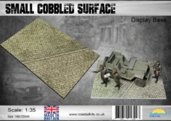 Coastal Kits CKS020S - 1/35 Scale Small Cobbled Surface Display Base
