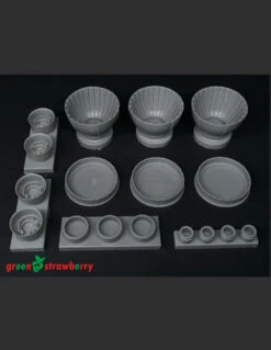 Green Strawberry 03417-1_2700 Star Destroyer - Engines Bells Photoetch & Resin Set -Model Toy Kit Store star destroyer engines bells 3 01782.1633903539