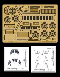 Green Strawberry 2001-1/72 - T-65 X-Wing (Bandai 1/72) - JUNIOR/BASIC