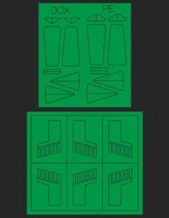 Green Strawberry AM011 - 1/72 T-65 X-Wing Painting Masks