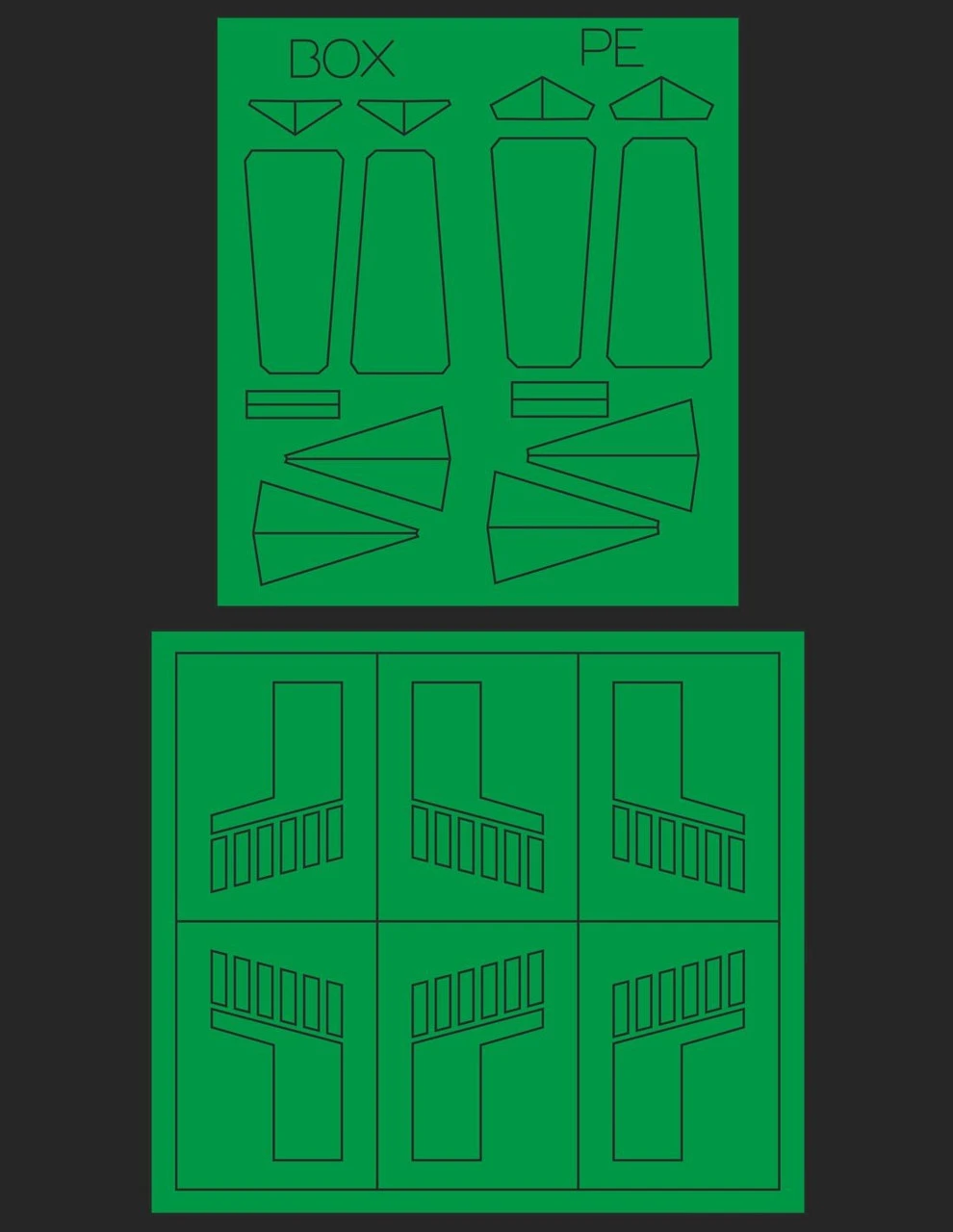 Green Strawberry AM011 - 1/72 T-65 X-Wing Painting Masks 1 Green Strawberry AM011 - 1/72 T-65 X-Wing Painting Masks