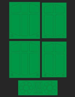 Green Strawberry AM008 - 1/72 TIE Advanced X1 Painting Masks