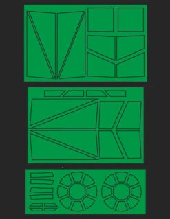 Green Strawberry AM009 - 1/72 TIE Interceptor Painting Masks