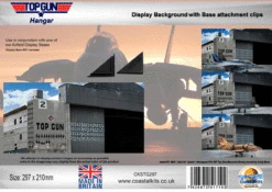 Coastal Kits CKSTG297 - 1:72 Scale Top Gun Hangar Background With Attachment Clips