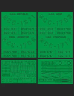 Green Strawberry AM010 - 1/600 TOS Constitution-class Starships Painting Masks