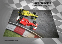 Coastal Kits CKS054-24 - 1:24 Scale Race Track 2 Display Base -Model Toy Kit Store track 2 example 2 DxO 92753.1632742273