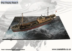 Coastal Kits CKS223 - Ship Display Base 4 (for Waterline Models) -Model Toy Kit Store trawler 14177.1633222043