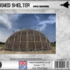 Coastal Kits CKS900BG-72 - 1:72 Hardened Aircraft Shelter Display Background