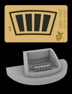 Green Strawberry 12721-1/537 - U.S.S. Enterprise NCC-1701-A - VIP_Officers Mess Resin & Photoetch Set