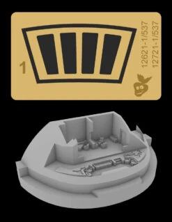 Green Strawberry 12621-1/537 - U.S.S. Enterprise NCC-1701 Refit - Officer´s Lounge Resin & Photoetch Set