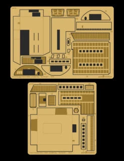 Green Strawberry 13121-1/670 - U.S.S. Voyager NCC-74656 – Shuttle Bay Photoetch Set