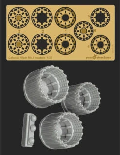 Green Strawberry 00917-1/32 Colonial Viper Mk.II - Nozzles Set
