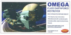 Warp Models WARP-Omega - Babylon 5 Omega Earthforce Destroyer (3 Name Decals) Resin Kit