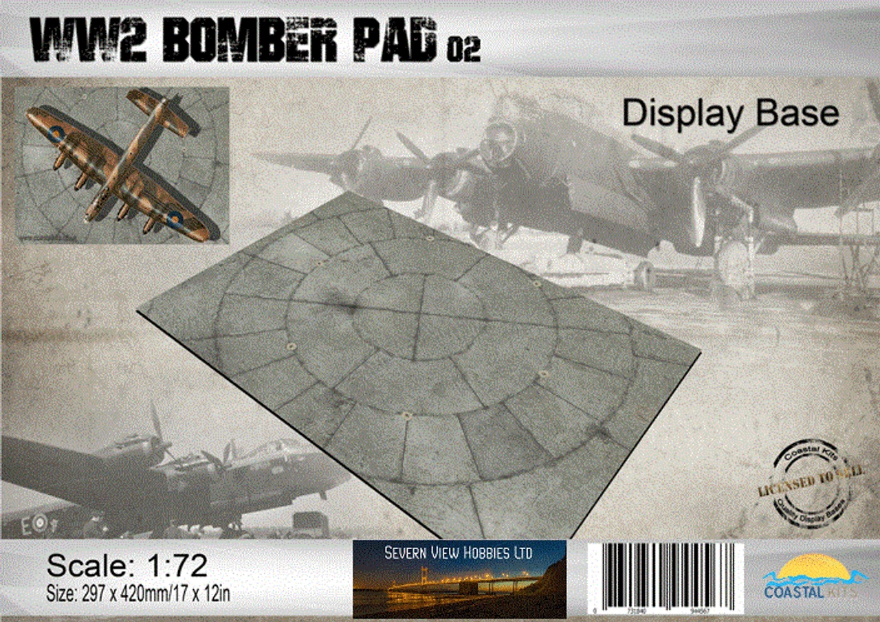 Coastal Kits CKS372-72 - 1:72 WW2 Bomber Pad 02 Display Base 1 Coastal Kits CKS372-72 - 1:72 WW2 Bomber Pad 02 Display Base